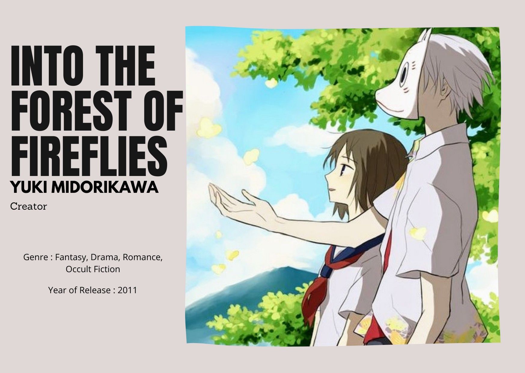 To the Forest of Firefly Lights (Hotarubi no Mori E) Movie Hindi Dubbed